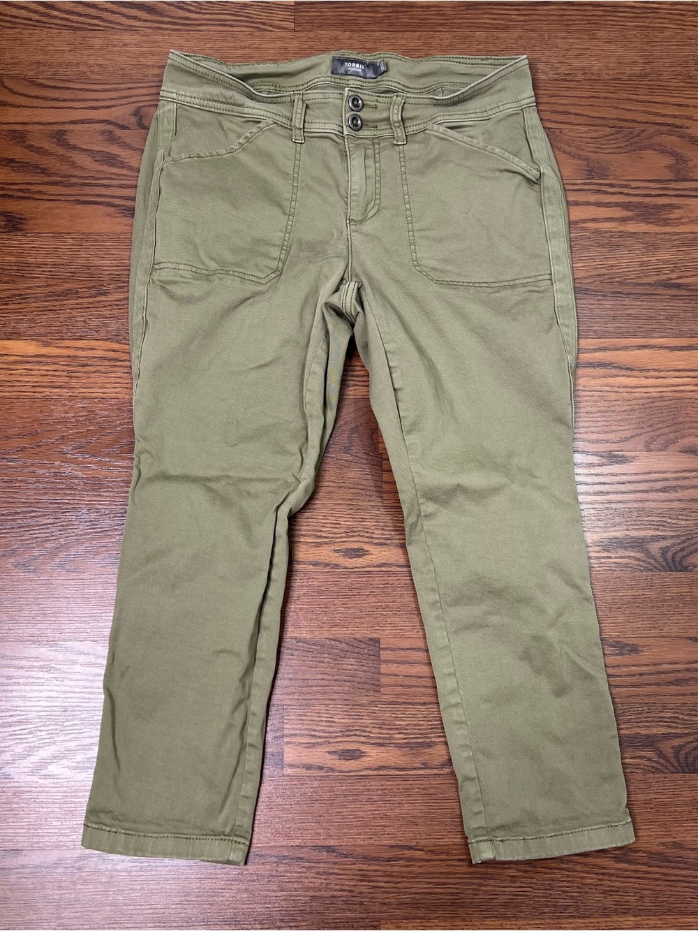 Torrid #Feelthefit Green Jeans size 12